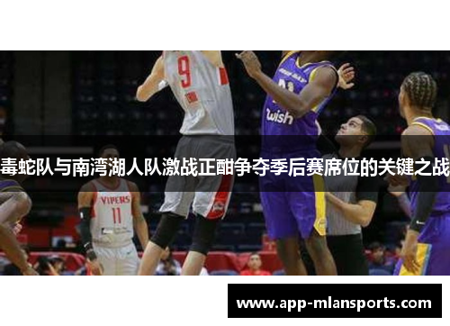 毒蛇队与南湾湖人队激战正酣争夺季后赛席位的关键之战